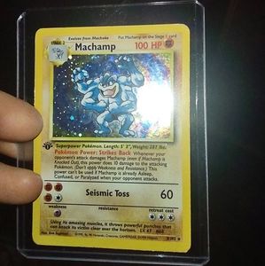 Pokemon MACHAMP 1st Edition Holo